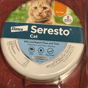 Elan Seresto Cat Collar - Blue and White